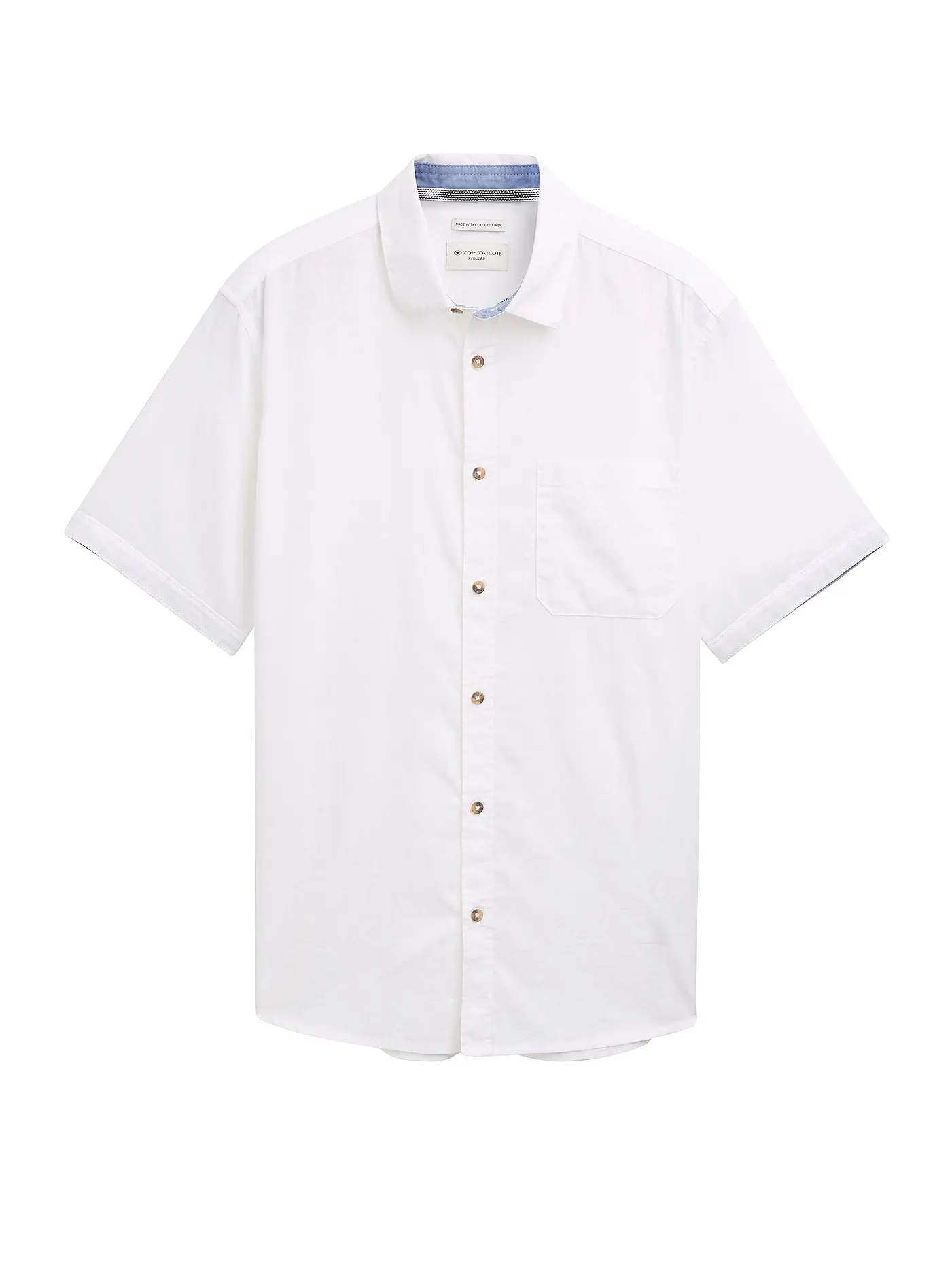 TOM TAILOR |  Hemd Regular Fit | weiss
